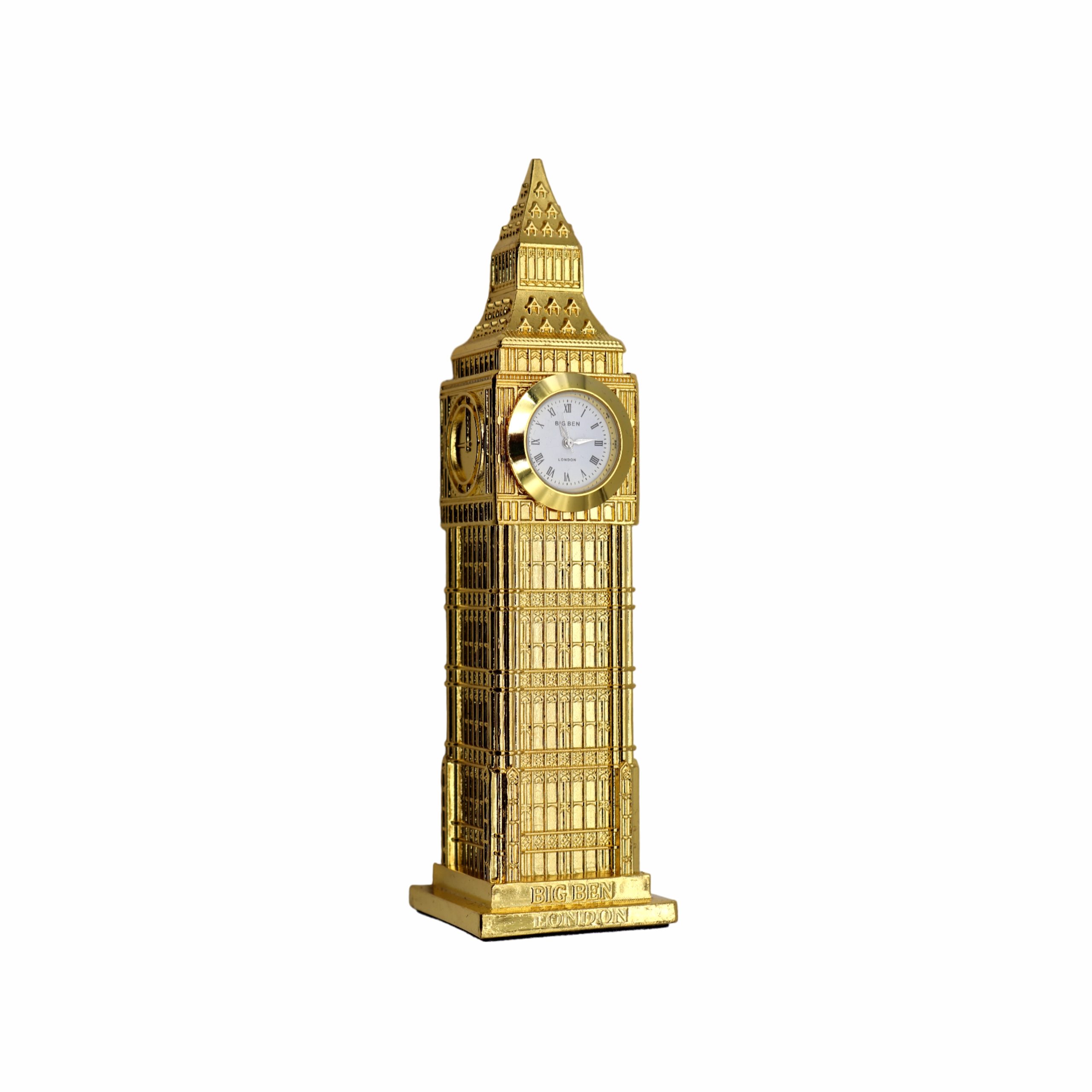 Big Ben Clock London Heavy Metal 15cm Working Clock
