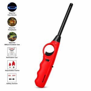 Premium Quality Refillable Gas Lighter With Long Nozzle