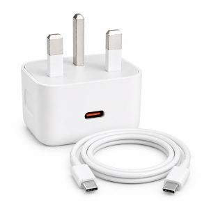 20W PD Fast Charge USB-C Charging Plug With Type-C to Type-C Cable