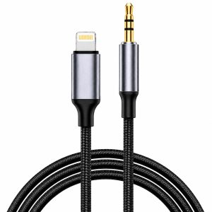 Lightning To 3.5mm Jack AUX Cable - 1M