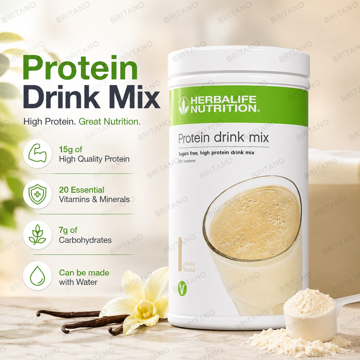 Protein Drink Mix 588 g - Image 2
